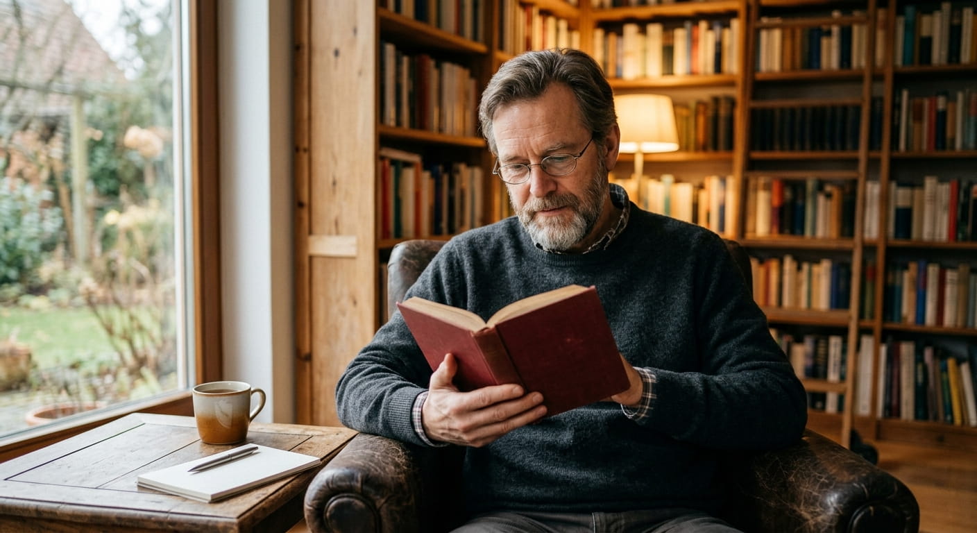 Intelligenter Mann Buch Lesen Fontaneweg.de Startseite